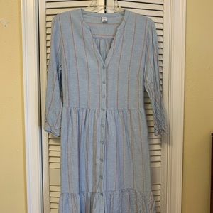 Old Navy striped midi dress